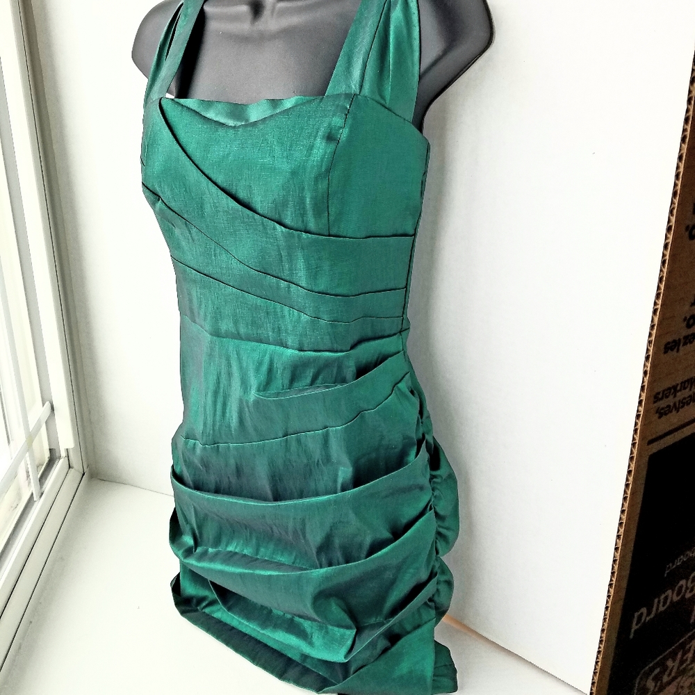 Forest green Teeze Me bodycon mini dress S